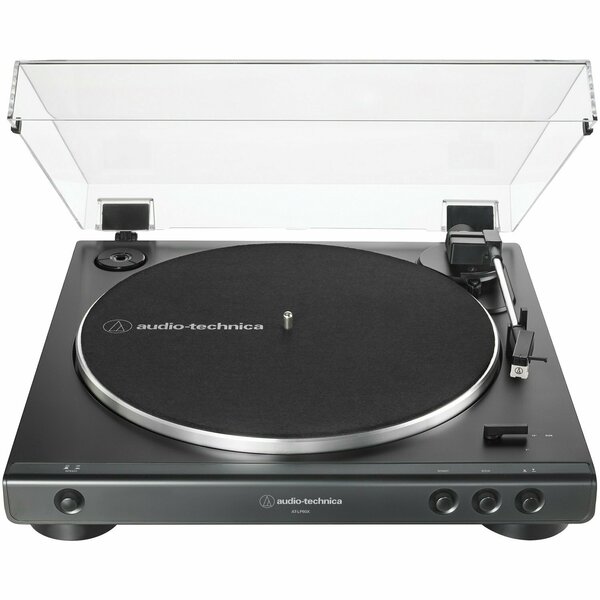 Audio-Technica AT-LP60X 2-Speed Fully Automatic Belt-Drive Stereo Turntable Black AT-LP60X-BK